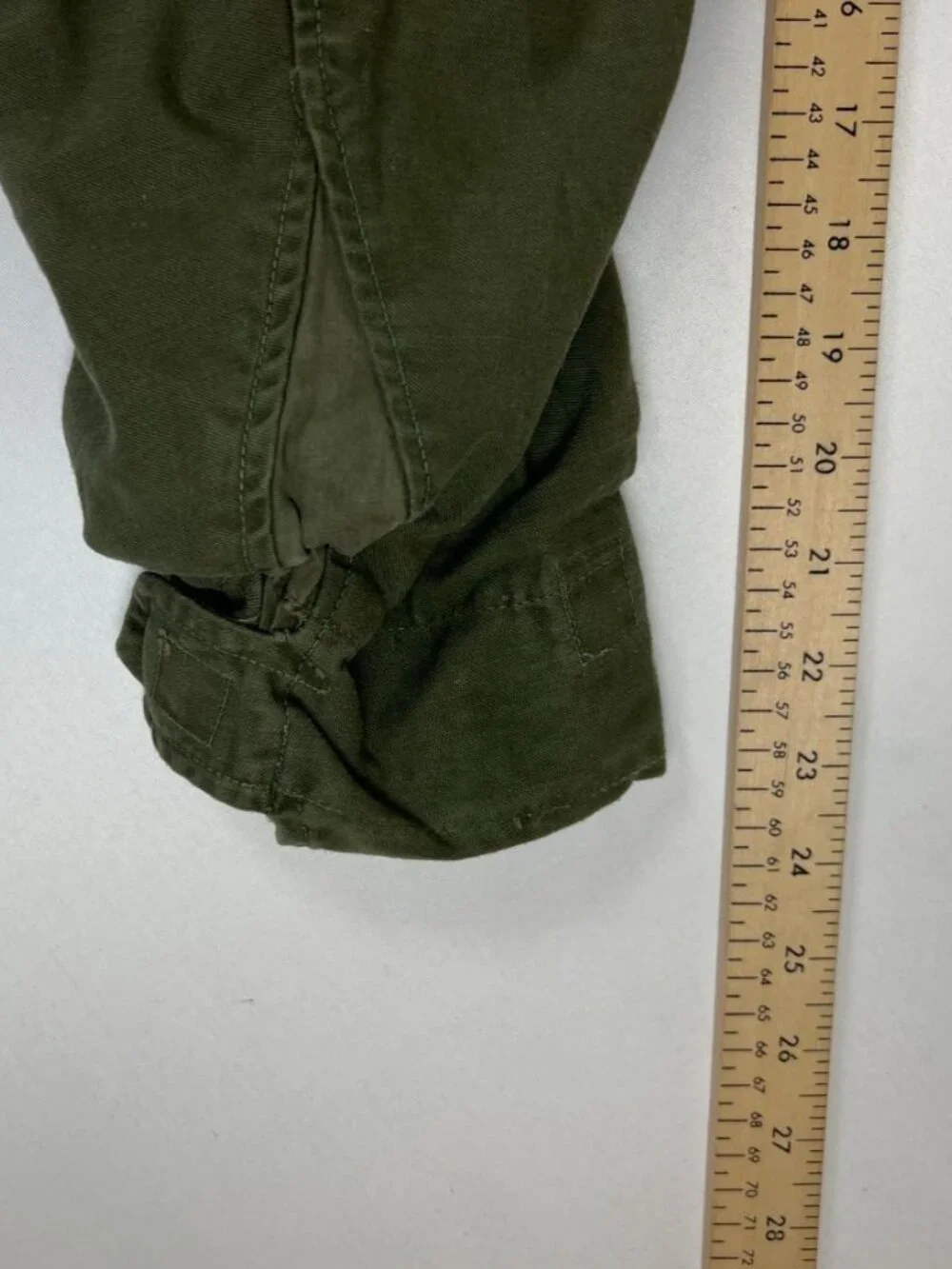 Vintage US Army M-65 Field Jacket S-Regular OG-107 Cold Weather Coat 1967 - Picture 15 of 16
